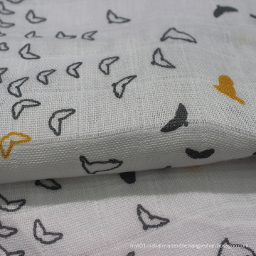 100% Organic Cotton Gauze Fabric for baby blanket